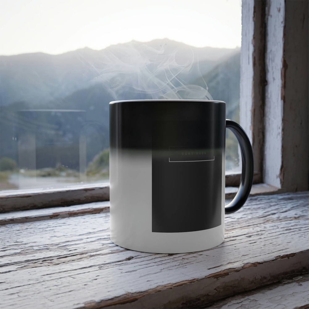 Goat Mode Motivational Quote Minimalist Color Changing Coffee Tea Cup Mug 11oz
